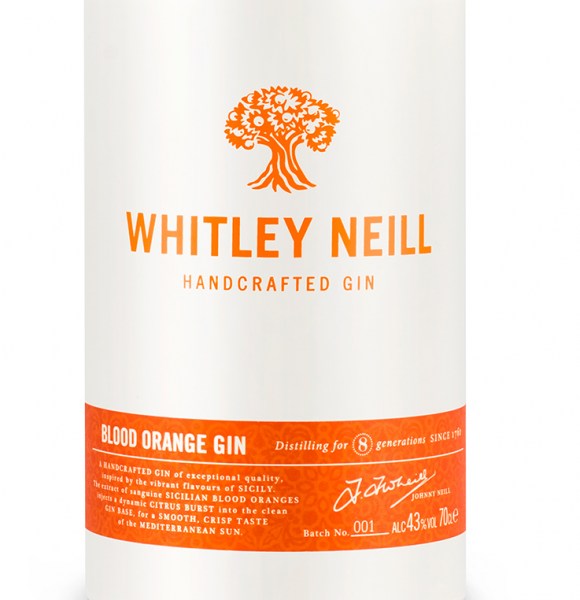 Whitley Neill Handcrafted Blood Orange Gin 70cl