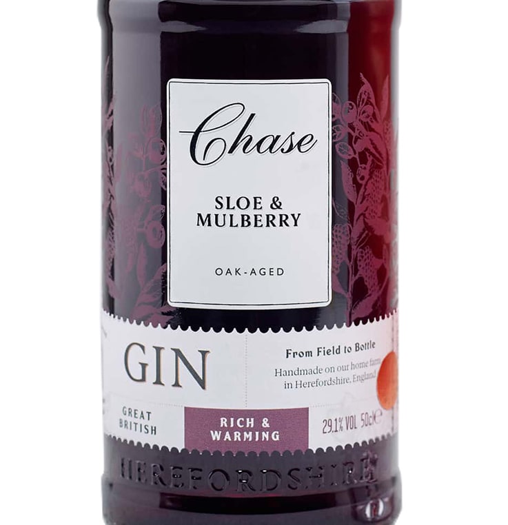 Chase Oak Aged Sloe & Mulberry Gin Seasonal Gin Paul Roberts Wines