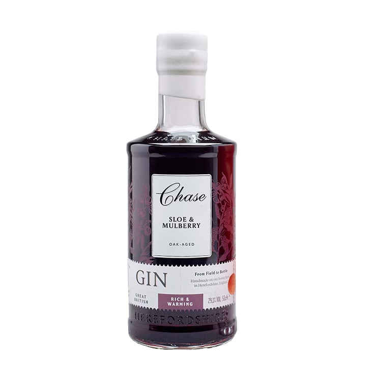 Chase Oak Aged Sloe & Mulberry Gin 50cl Herefordshire England