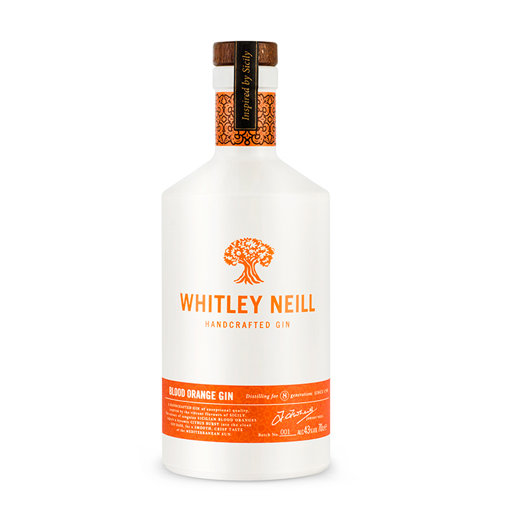 Whitley Neill Handcrafted Blood Orange Gin 70cl