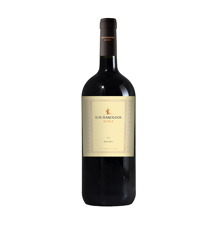 Los Haroldos Roble Malbec MAGNUM 2015 Mendoza Argentina