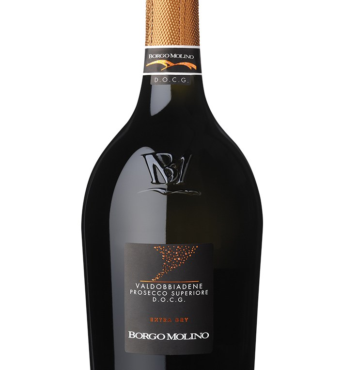 Borgo Molino Prosecco Superiore DOCG Valdobbiadene Extra Dry Italy AWARD WINNER