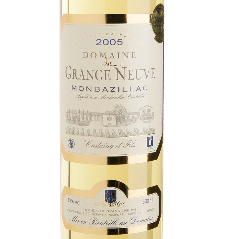 Domaine de Grange Neuve Monbazillac 2022 500ml France